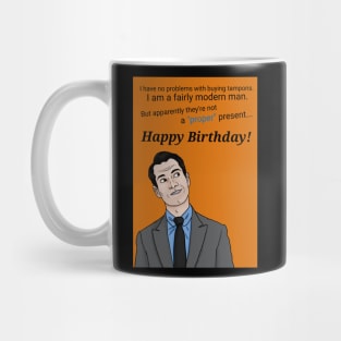 Jimmy Carr Joke Birthday Card Mug